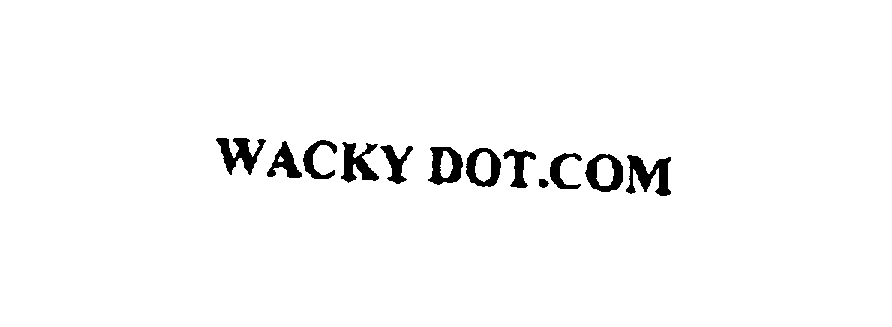  WACKY DOT.COM