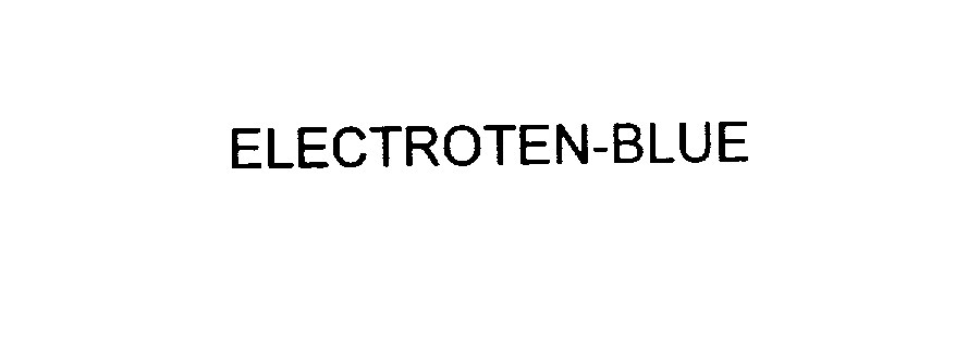 Trademark Logo ELECTROTEN-BLUE