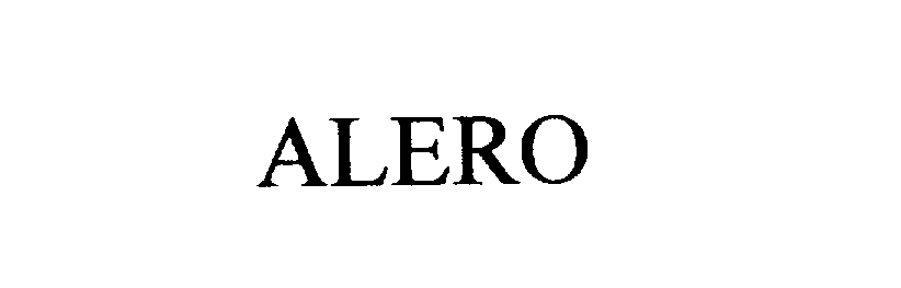 Trademark Logo ALERO