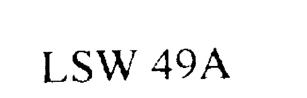 Trademark Logo LSW 49A