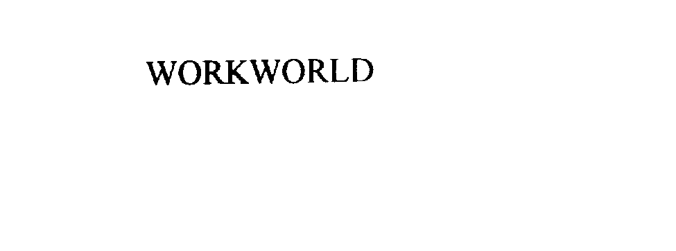 Trademark Logo WORKWORLD