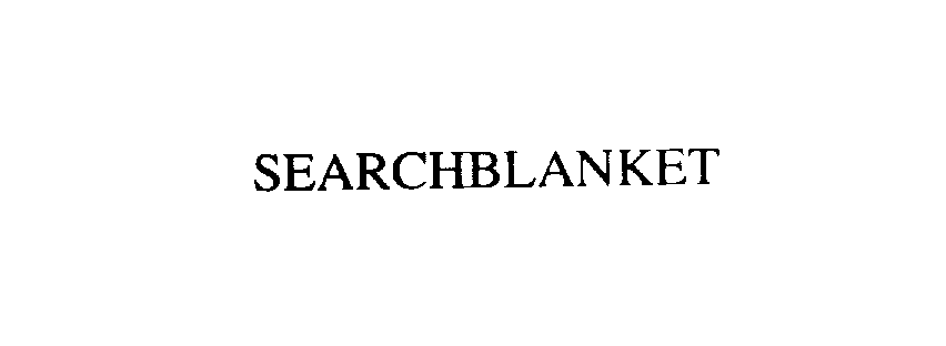 Trademark Logo SEARCHBLANKET