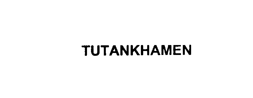 Trademark Logo TUTANKHAMEN