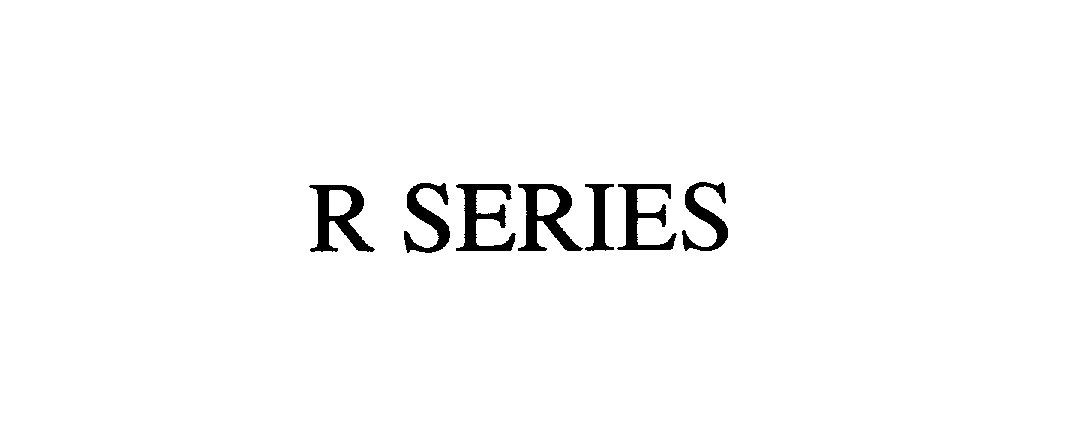 Trademark Logo R SERIES