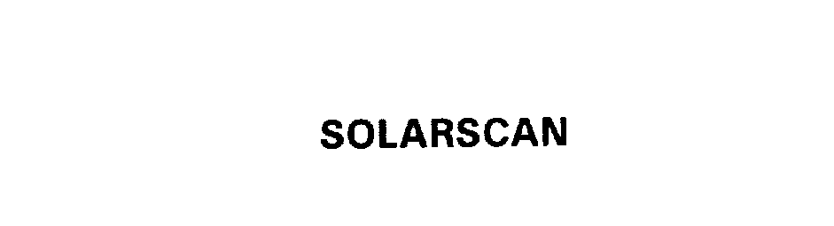  SOLARSCAN