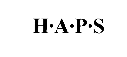 Trademark Logo HAPS