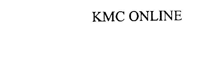 Trademark Logo KMC ONLINE