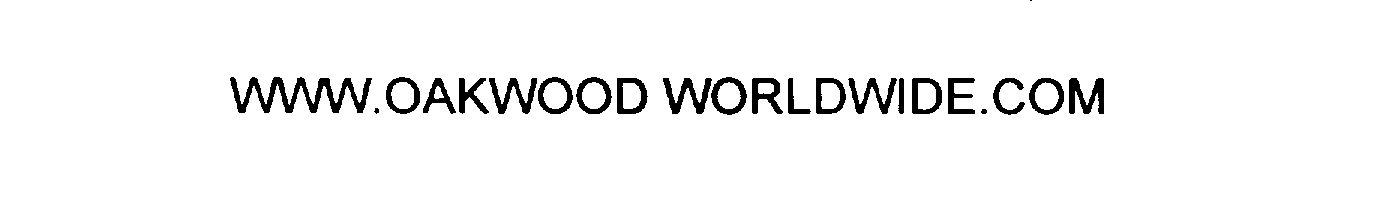 Trademark Logo WWW.OAKWOOD WORLDWIDE.COM
