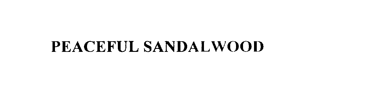  PEACEFUL SANDALWOOD