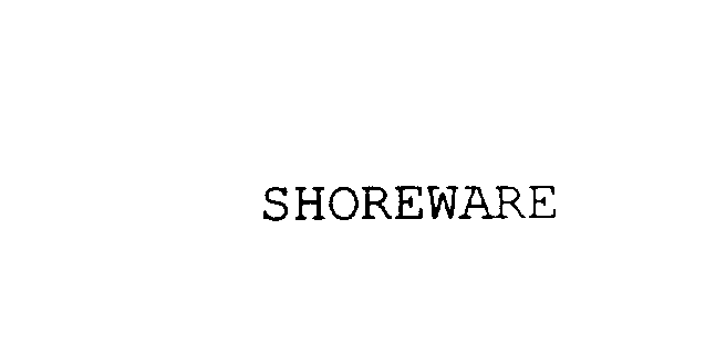 Trademark Logo SHOREWARE