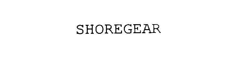 Trademark Logo SHOREGEAR