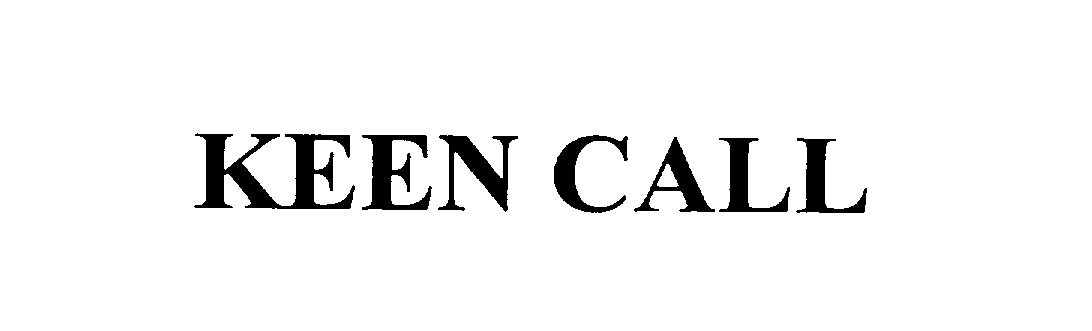 Trademark Logo KEEN CALL