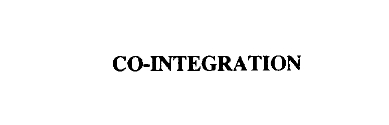  CO-INTEGRATION