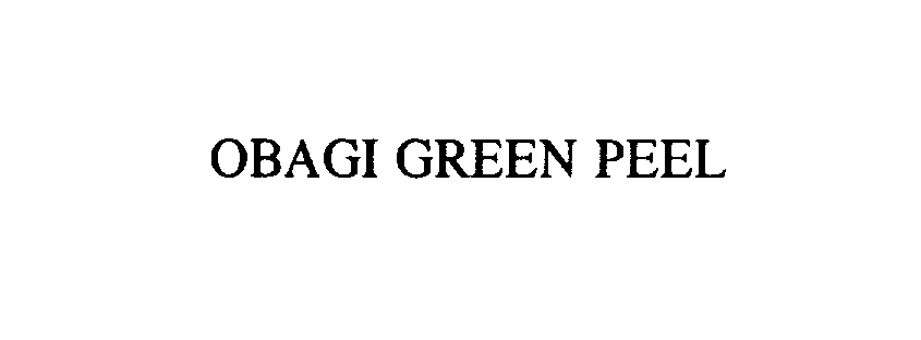  OBAGI GREEN PEEL