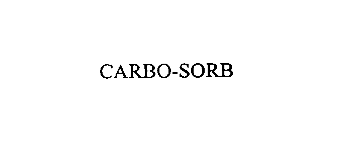 Trademark Logo CARBO-SORB