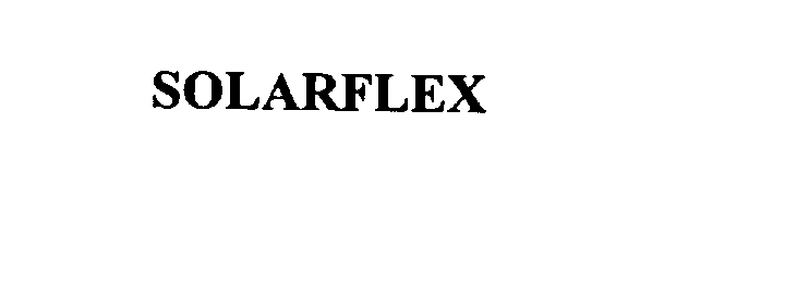 Trademark Logo SOLARFLEX