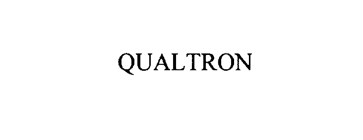 Trademark Logo QUALTRON