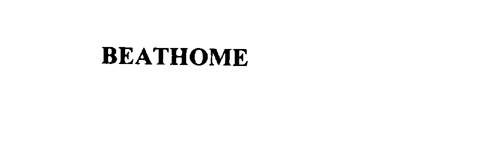 Trademark Logo BEATHOME