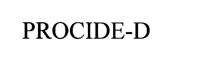 Trademark Logo PROCIDE-D