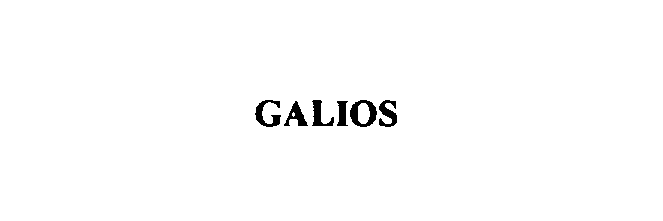 Trademark Logo GALIOS