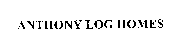  ANTHONY LOG HOMES