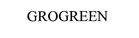 Trademark Logo GROGREEN