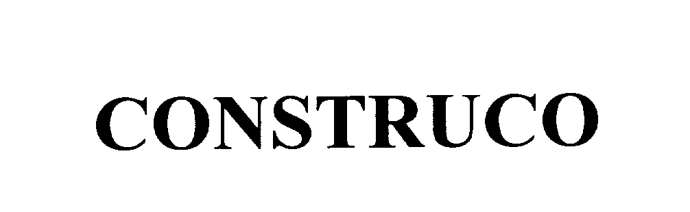 Trademark Logo CONSTRUCO