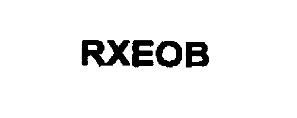 Trademark Logo RXEOB
