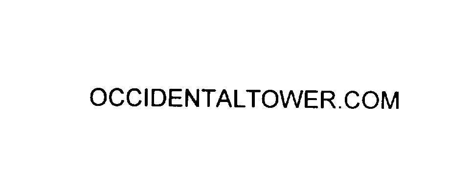 Trademark Logo OCCIDENTALTOWER.COM