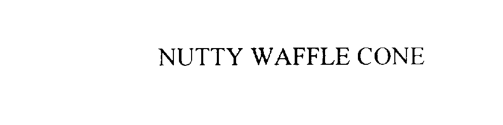  NUTTY WAFFLE CONE