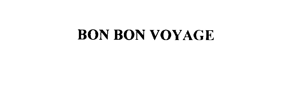  BON BON VOYAGE