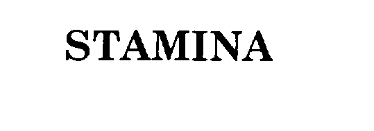 Trademark Logo STAMINA