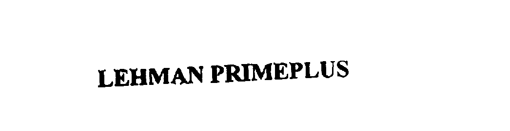  LEHMAN PRIMEPLUS