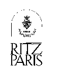 Trademark Logo RITZ PARIS RITZ HOTEL PARIS