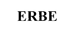Trademark Logo ERBE