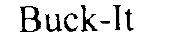 Trademark Logo BUCK-IT