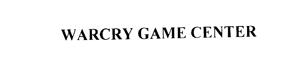  WARCRY GAME CENTER