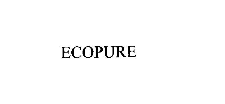 Trademark Logo ECOPURE