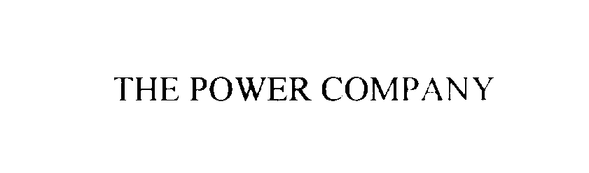 THE POWER COMPANY