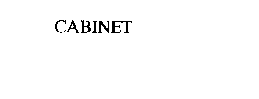 Trademark Logo CABINET