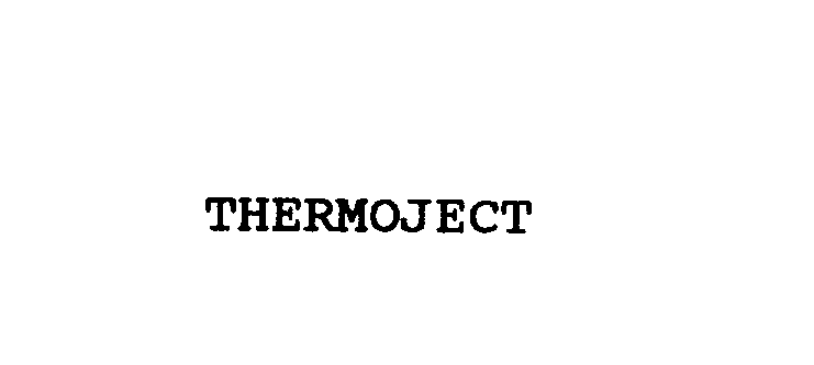 Trademark Logo THERMOJECT