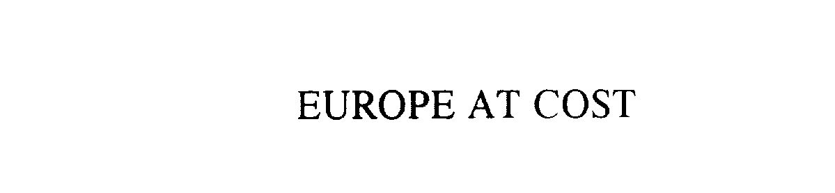 Trademark Logo EUROPE AT COST