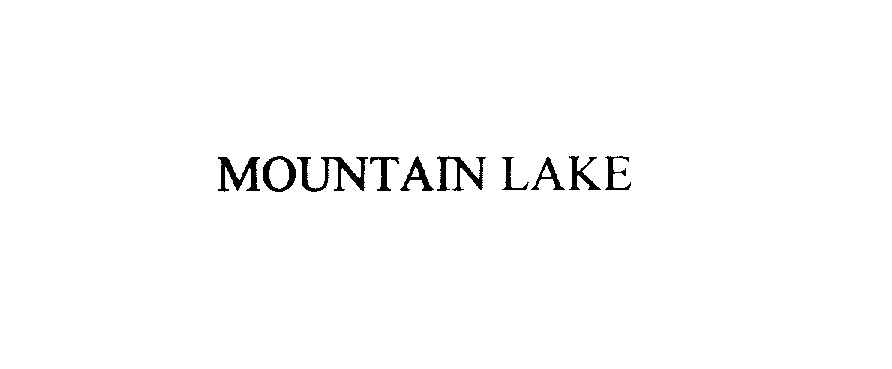  MOUNTAIN LAKE