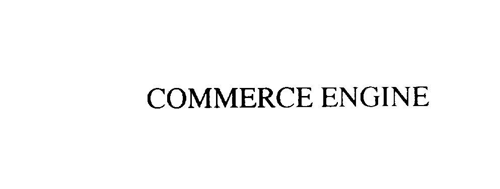 Trademark Logo COMMERCE ENGINE
