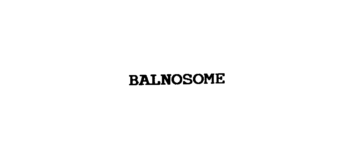  BALNOSOME