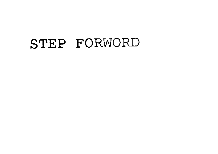 Trademark Logo STEP FORWORD