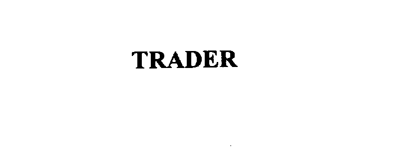Trademark Logo TRADER