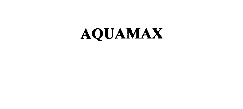 Trademark Logo AQUAMAX