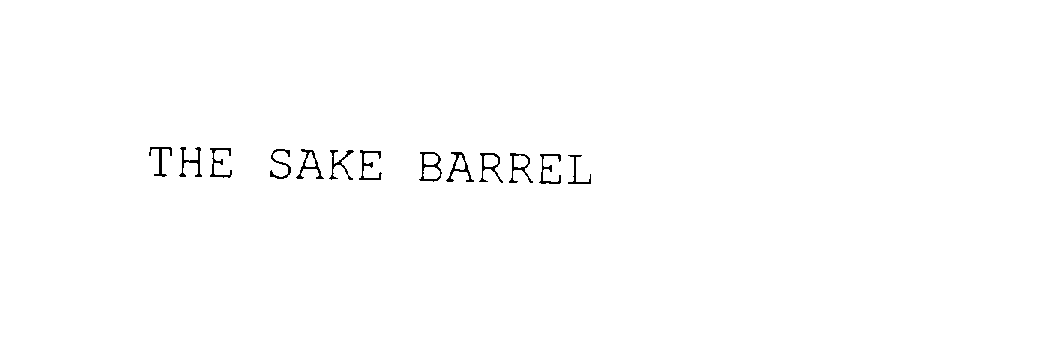  THE SAKE BARREL