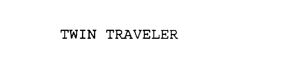 Trademark Logo TWIN TRAVELER